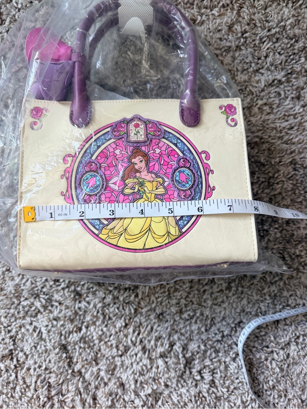 Rare Disney Loungefly Small Beauty and the Beast Crossbody - Picture 5 of 5